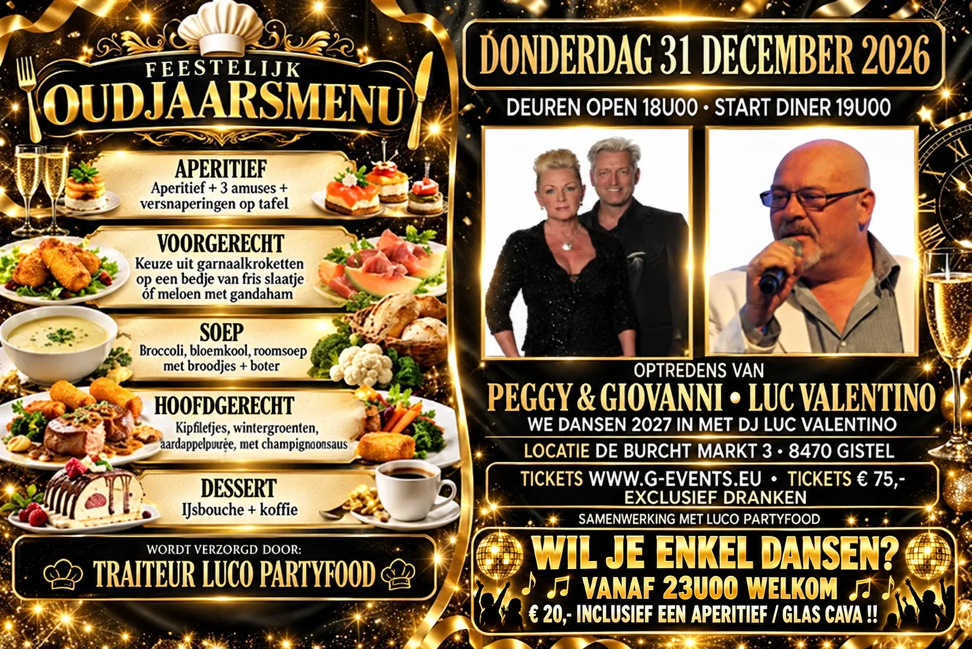 Oudejaarsavond 2026 Gistel