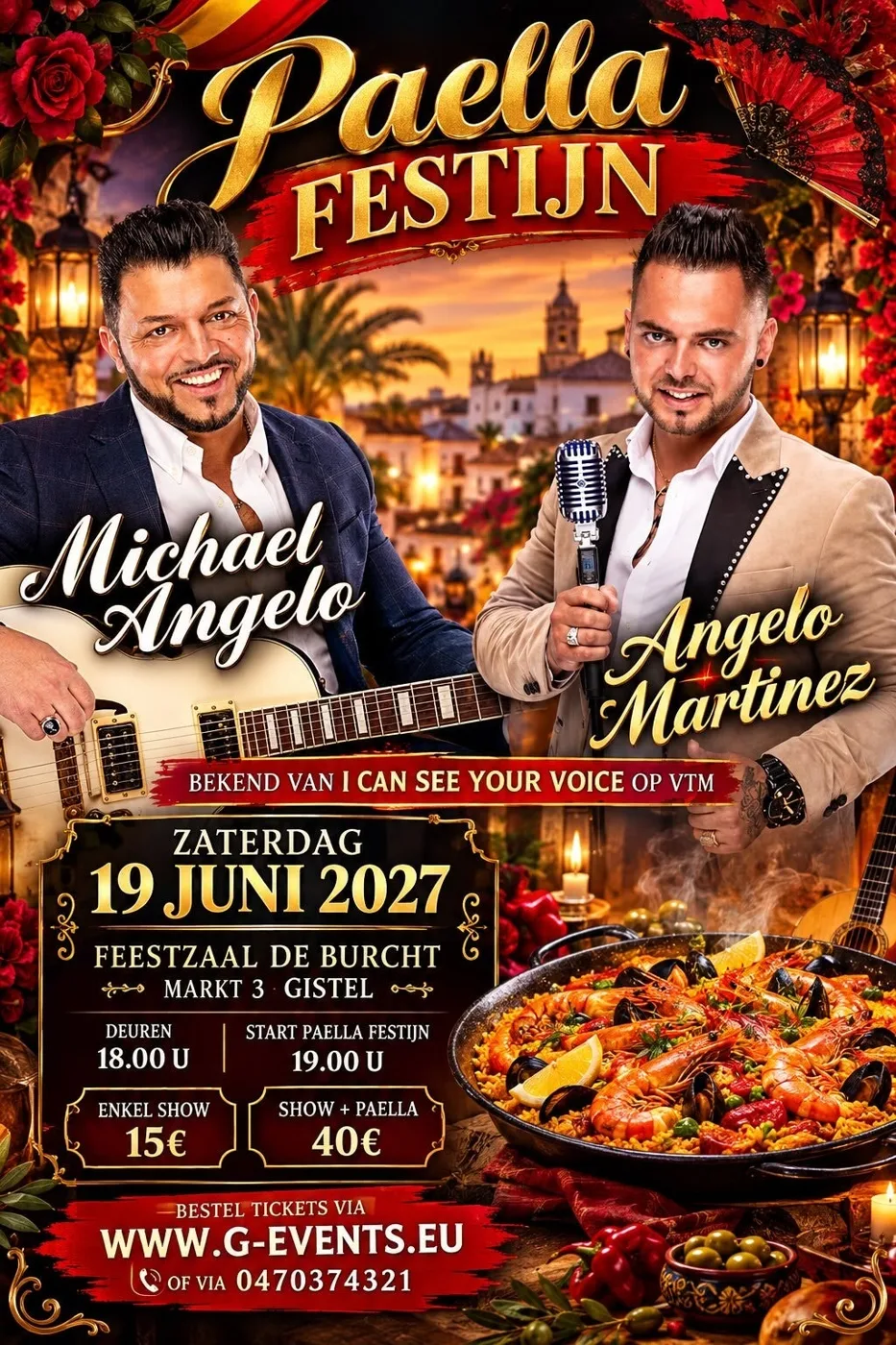 Paella-avond met dans en zang