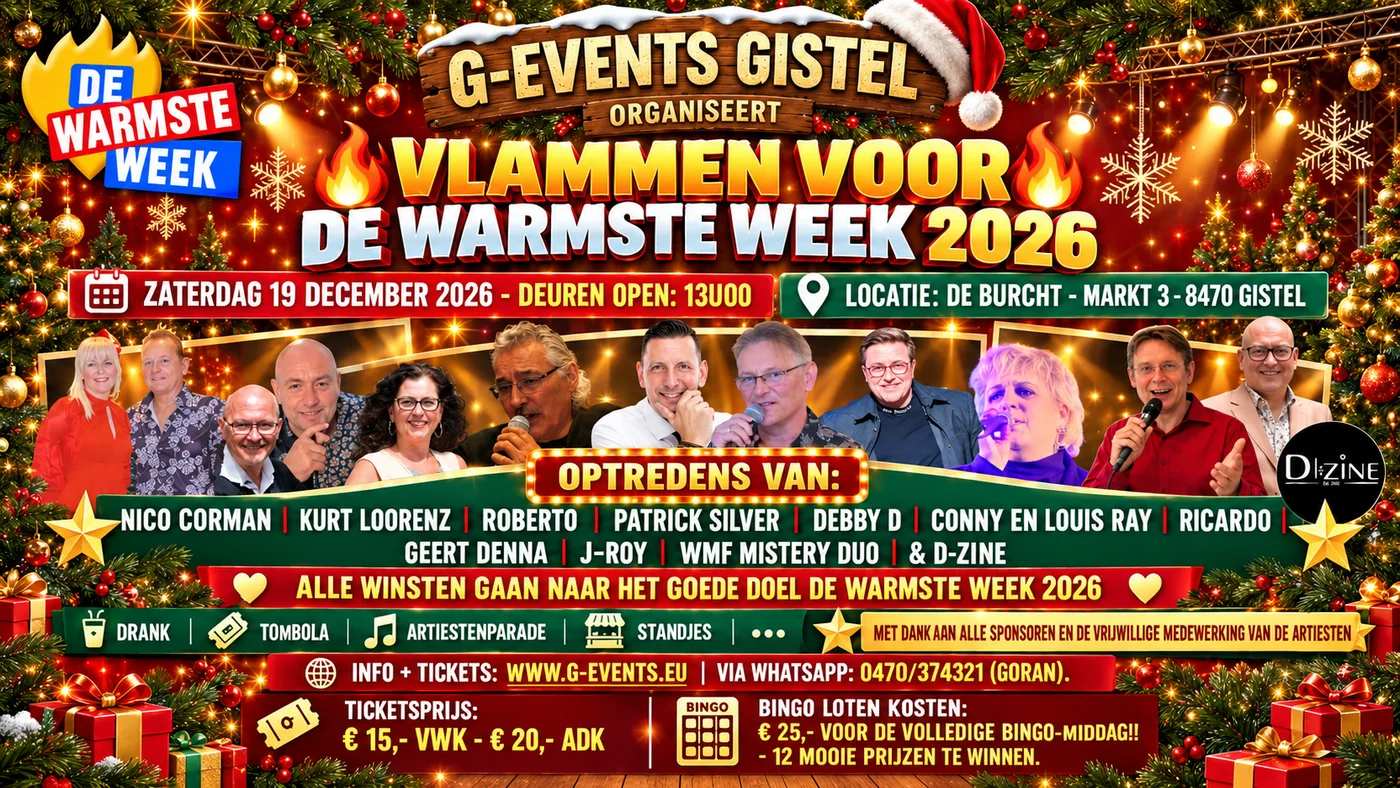 Showdag tvv De Warmste Week